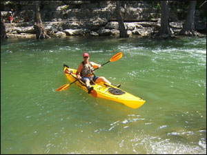 Comal River Flow Chart