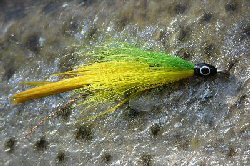 chartreuse artificial fly