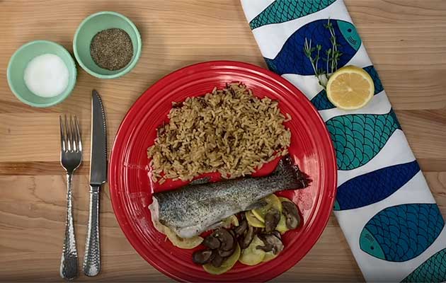 Wild Game Recipes: Rainbow Trout with Thyme