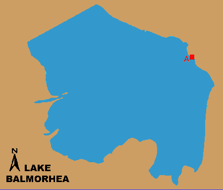 Clickable map of lake