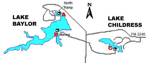 Clickable map of lake