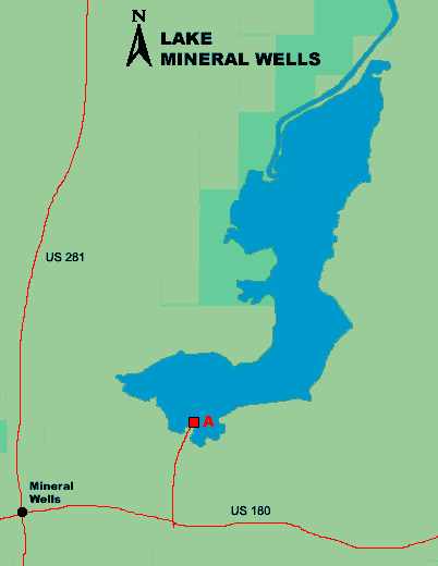 Clickable map of lake