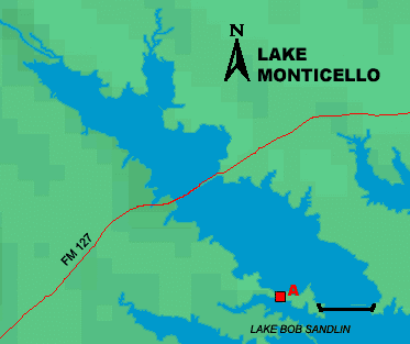 Clickable map of lake