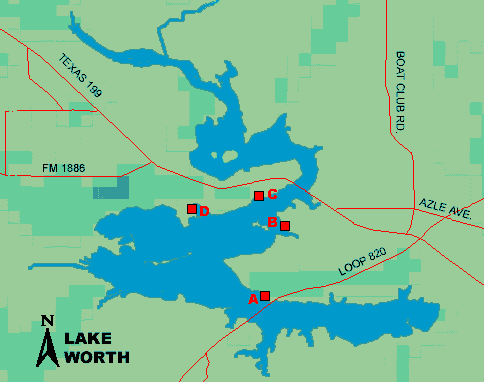 Map Of Lake Worth Tx Lake Worth Access