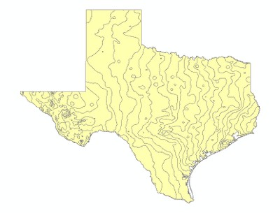 Average Annual Regional Precipitation — Texas Parks & Wildlife Department