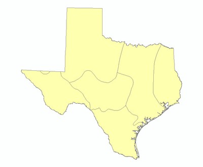 Texas Biotic Provinces Polygons