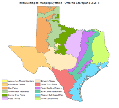 Omernik Ecoregions Level III EMST