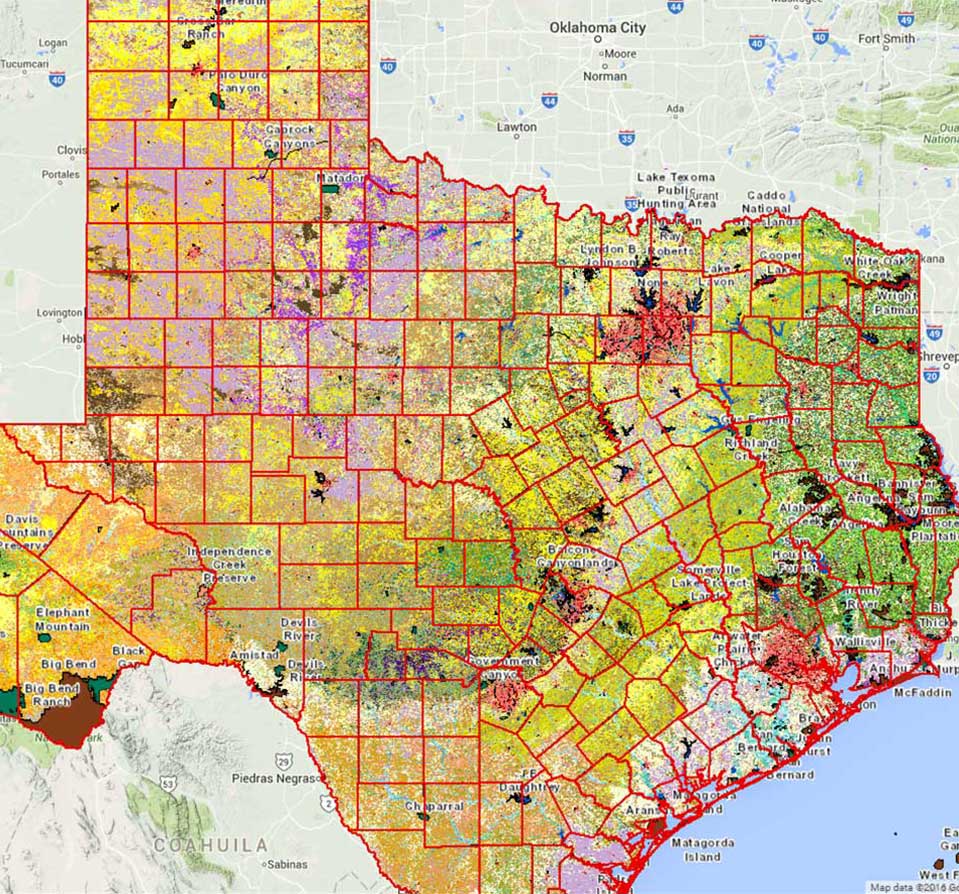 Texas Land Ownership Maps Geographic Information Systems (GIS)   TPWD