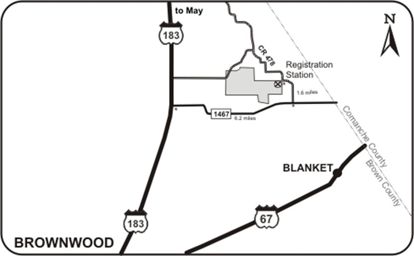 McGillivray and Leona McKie Muse WMA road map.