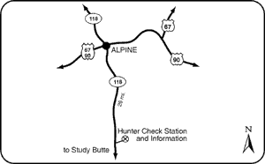 Elephant Mountain Wildlife Management Area Road Map