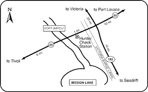 Guadalupe Delta Road Map