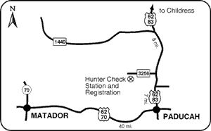Matador Wildlife Management Area Road Map