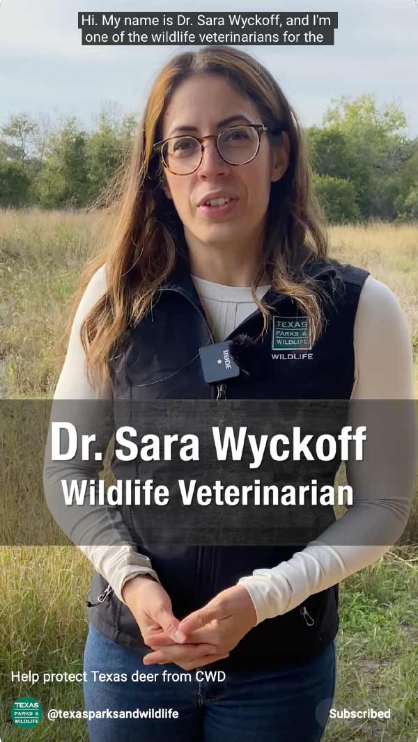 Help protect Texas deer from CWD video