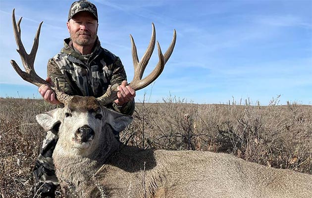 Ultimate Mule Deer Hunt winner, Joseph Leago, and his harvest.