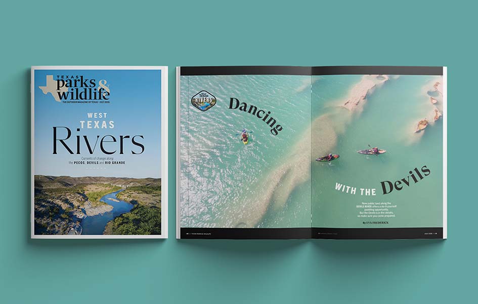 Texas Parks & Wildlife Magazine July 2025 cover