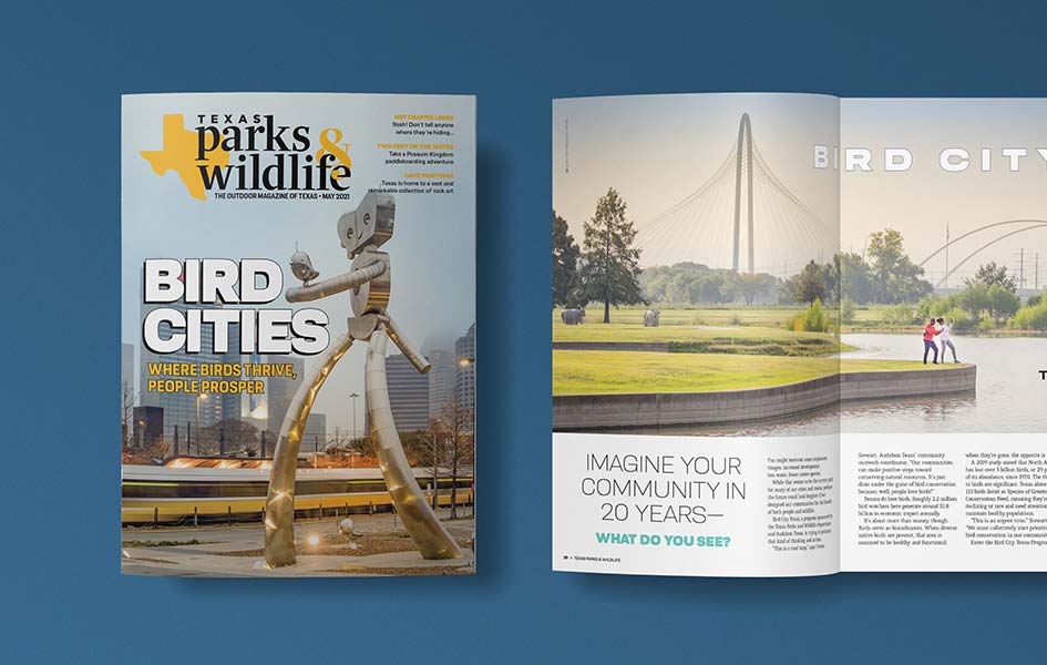 Texas Parks & Wildlife Magazine May 2021 cover