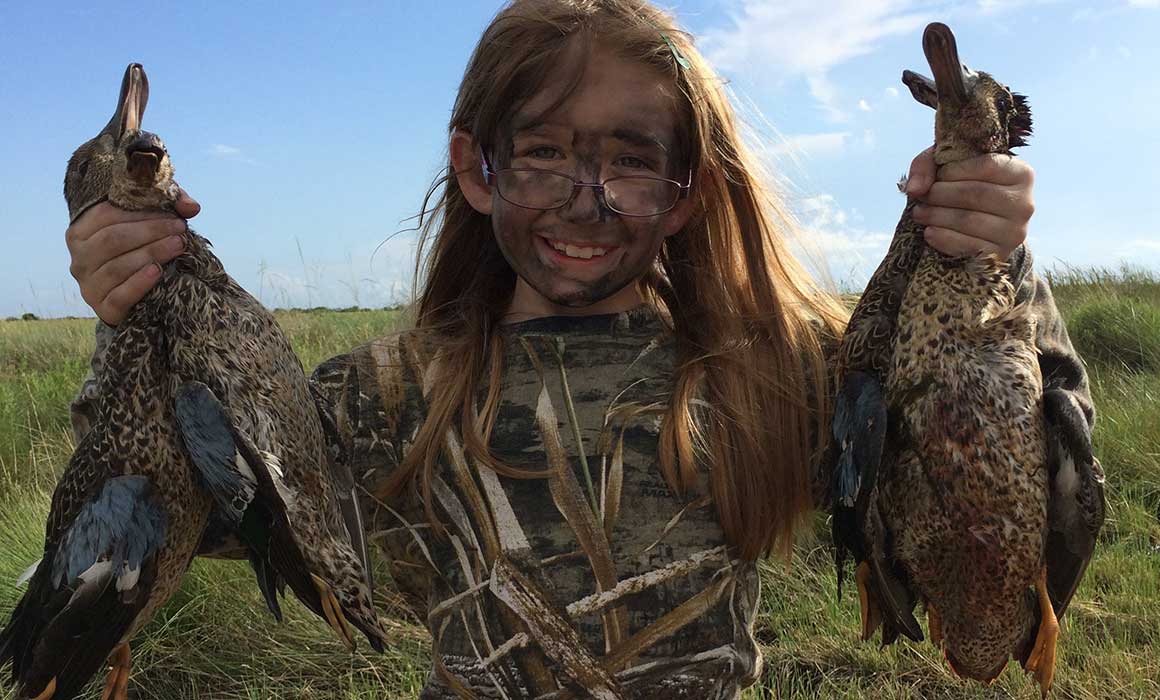 Girl with ducks from Drawn Hunt at WDWMA