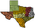 Texas Parks and Wildlife Department Wildlife Districts