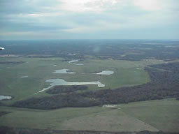 Aerial Photo of stock ponds