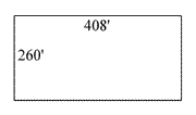 diagram of rectangle with measurements indicated