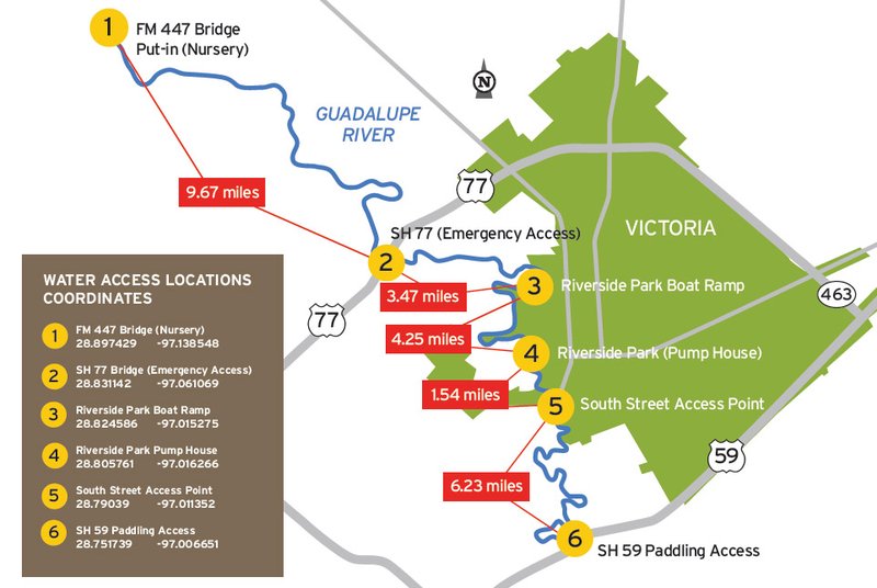 Victoria Paddling Trail Map