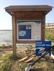 Port O&#x27;Connor Paddling Trail Kiosk