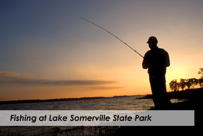 Fishing at Lake Somerville