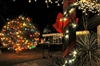 LBJ State Park Christmas Tree Lighting, Visitor Center Lights