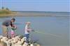 Family Fishing at Cedar Hill State Park