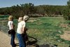 Visitors Eye Prairie Dogs at Big Spring State Park