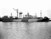 1944-1946 USS Queens in Camouflage