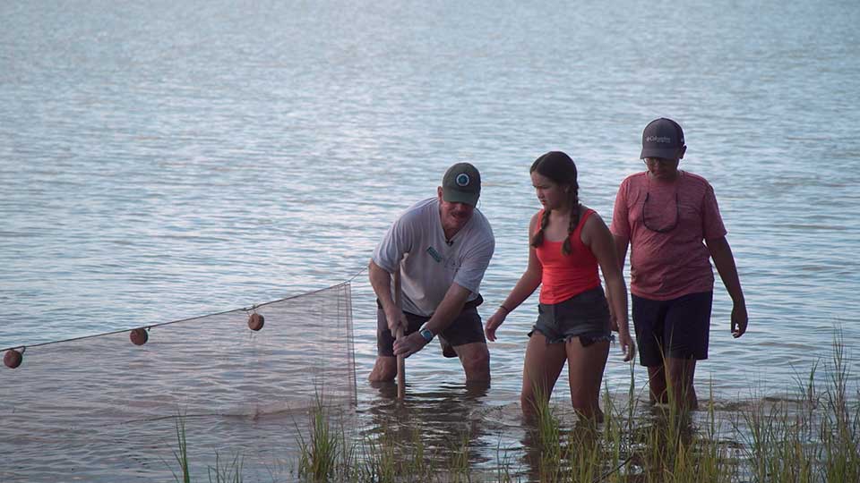 Dove Hunt, Galveston Island State Park, Cooking Shrimp