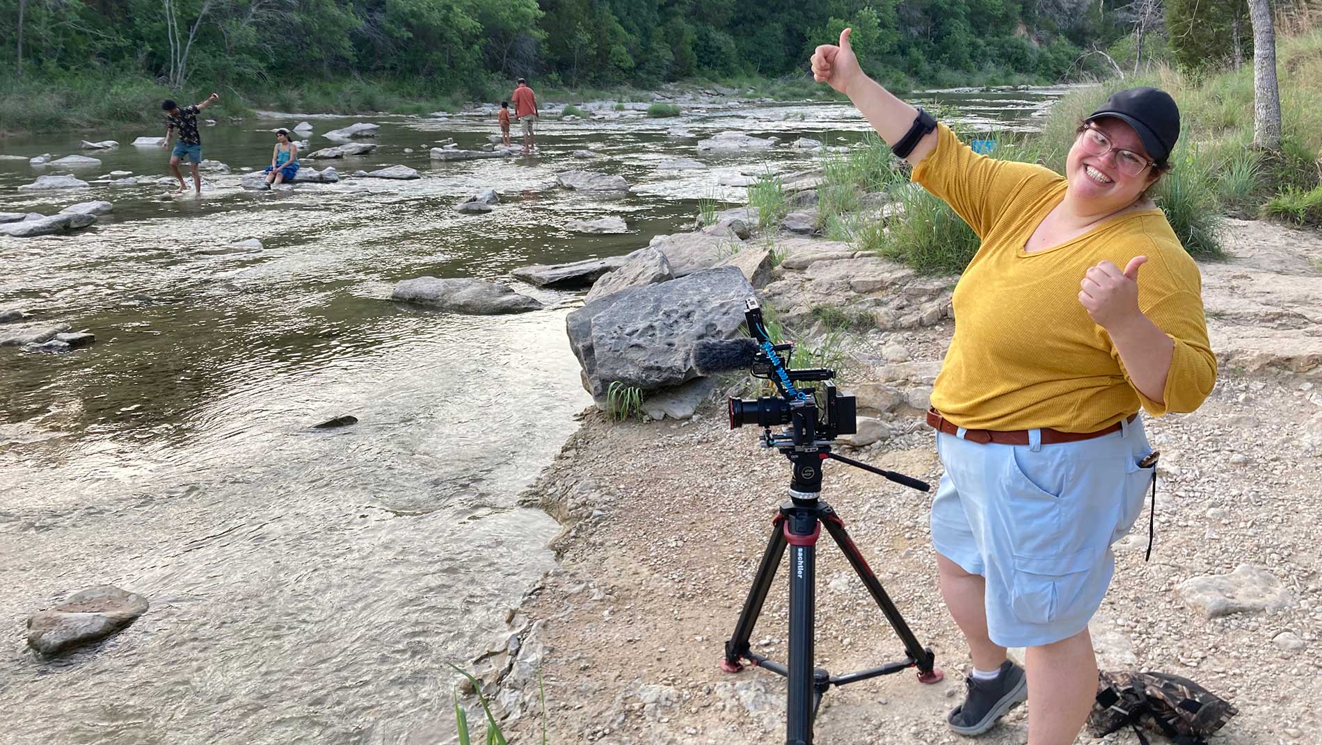 Megan Vaughn at Dinosaur Valley State Park