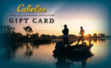 Cabela's Gift Card fishing