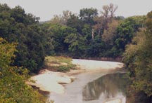 Image showing segment of Lampassas River
