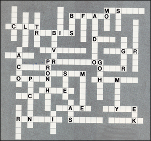 Mammal Scrabble Puzzle 1