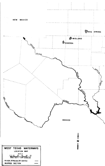 Map of Devil's River.