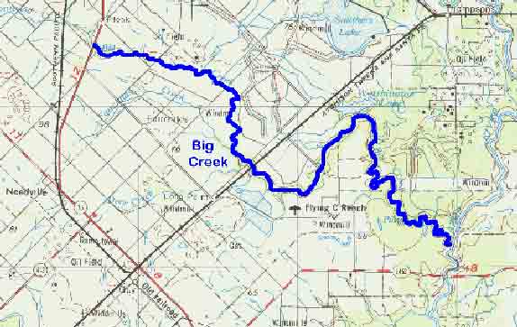 Map Location of Big Creek