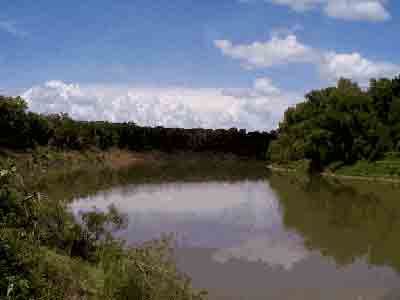 Brazos River north of State Highway 35