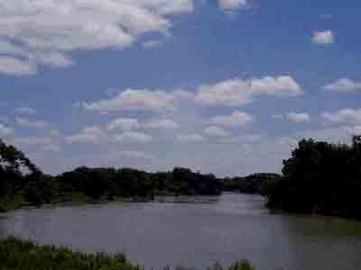 Trinity River east of FM 3487