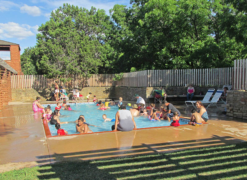 Children's wading pool.