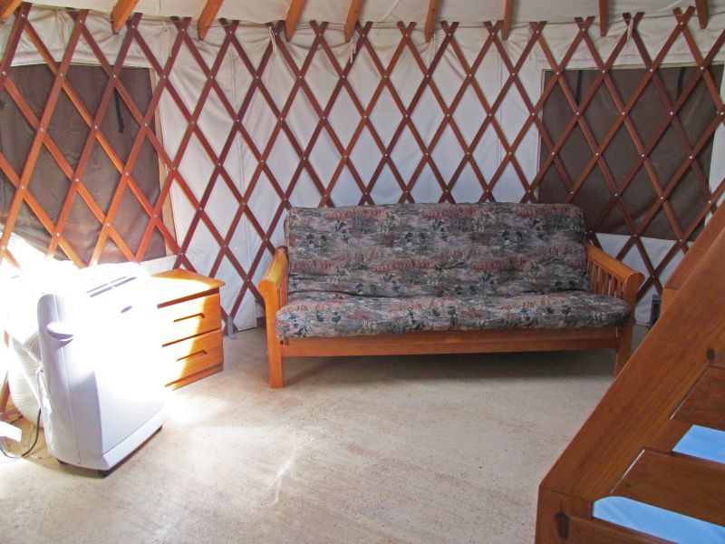 75 table round Texas State Parks person) â€” Park Yurts Abilene (Five