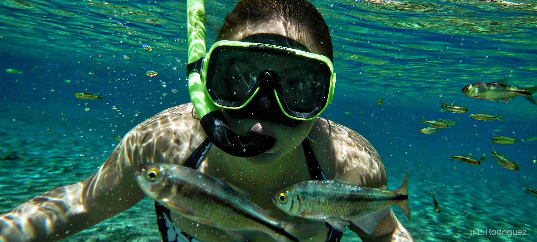 Snorkeling at Balmorhea SP