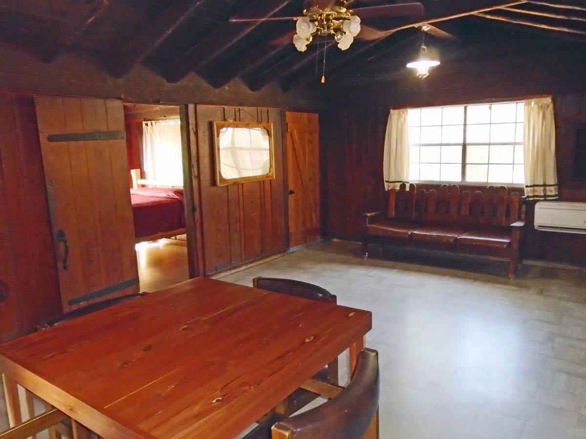 The living area of Cabin 10.