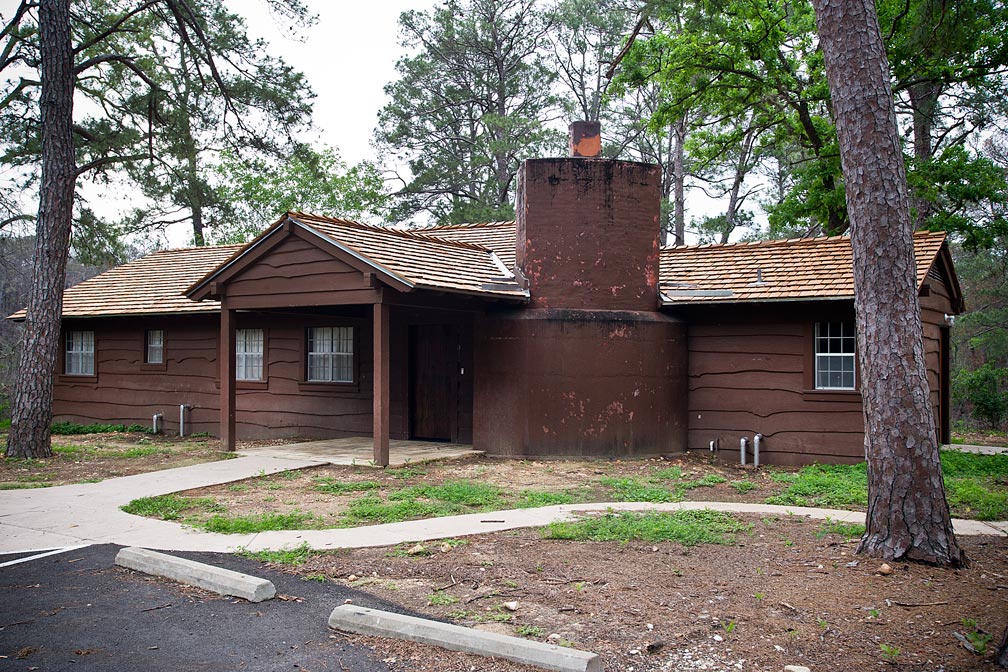 Bastrop State Park Cabin #12 exterior view.