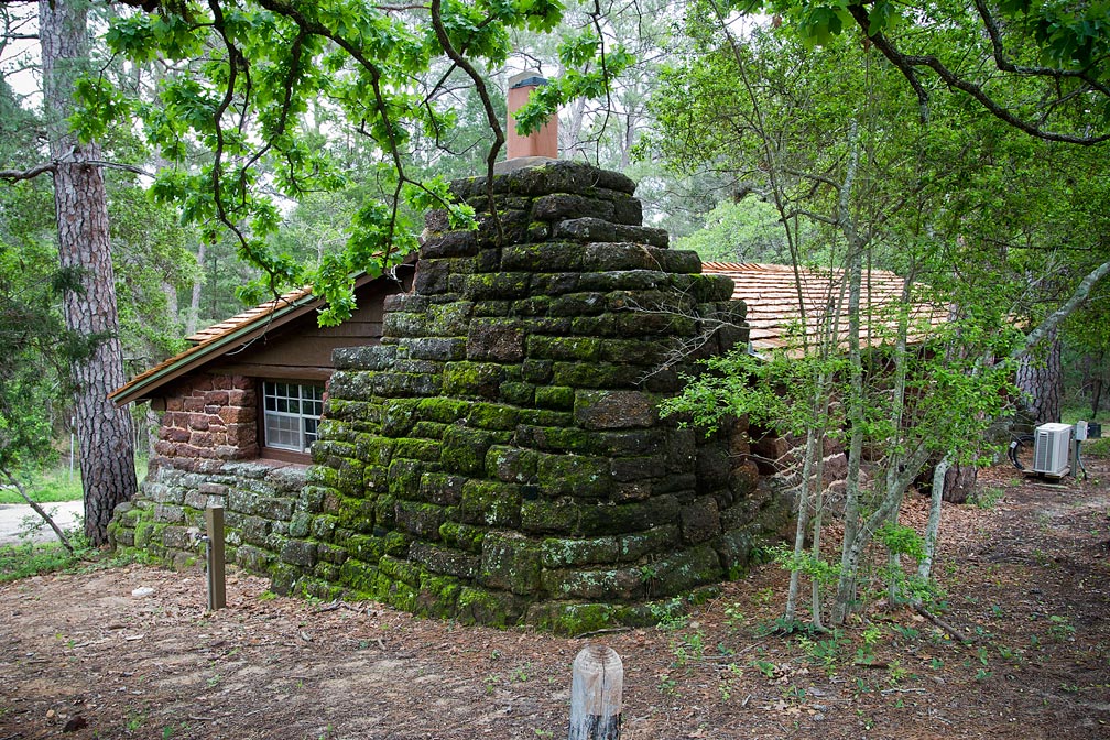 Bastrop State Park Cabin #4 exterior view.