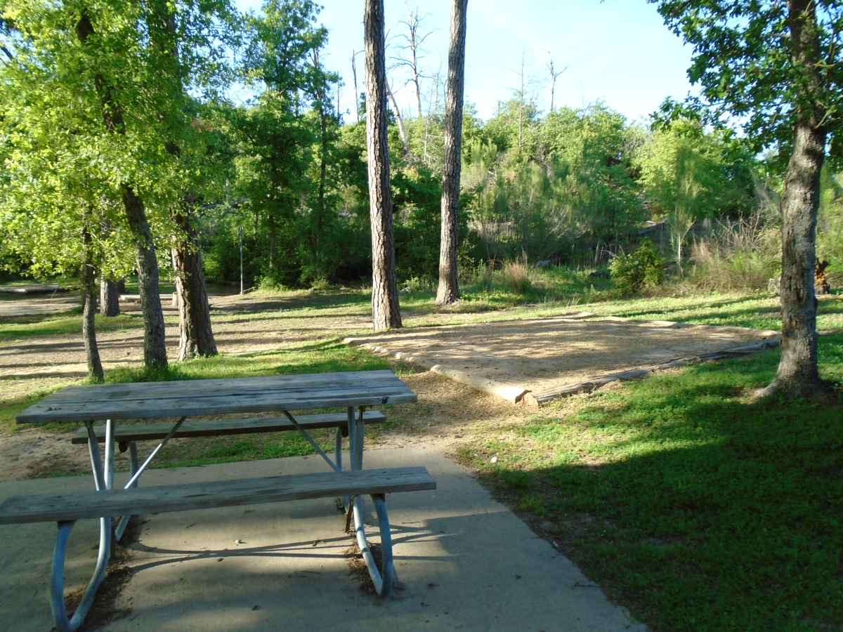 Campsite 55 in the Copperas Creek Camp area.