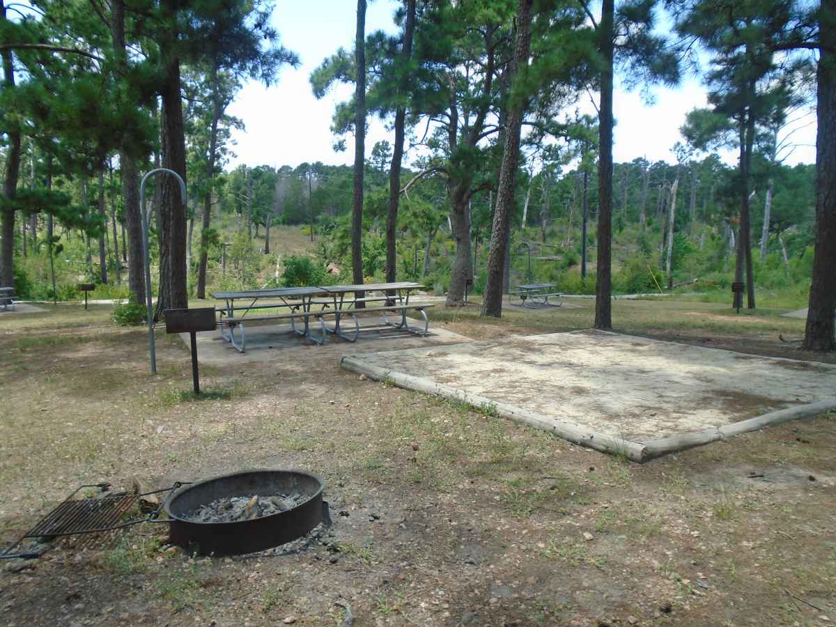 Campsite 42 in the Deer Run camping area.
