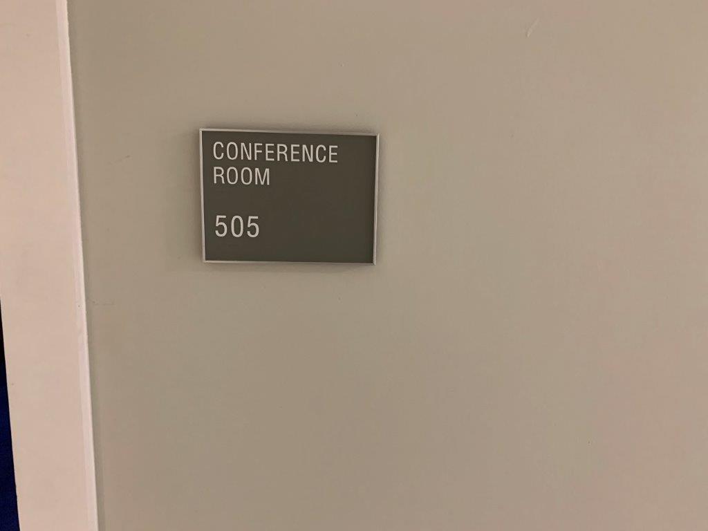 Door to Conference Room.