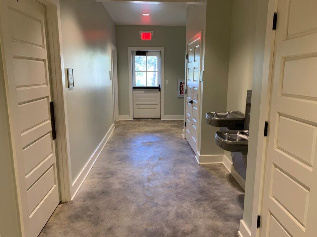 Hallway inside Group Hall.